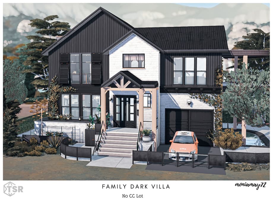 Скриншот мода Вилла Family Dark Villa (no CC)